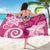 Polynesia Sarong Pink Tribal Turtle Floral Pattern