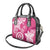 Polynesia Shoulder Handbag Pink Tribal Turtle Floral Pattern