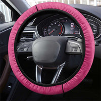 Polynesia Steering Wheel Cover Pink Tribal Turtle Floral Pattern LT05 - Polynesian Pride