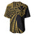 Hawaii And Philippines Baseball Jersey Kanaka Maoli With Tribal Sun Together Gold