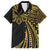 Hawaii And Philippines Family Matching Summer Maxi Dress and Hawaiian Shirt Kanaka Maoli With Tribal Sun Together Gold