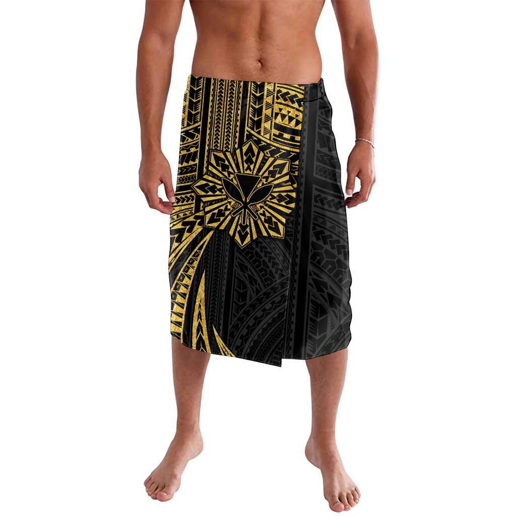 Hawaii And Philippines Lavalava Kanaka Maoli With Tribal Sun Together Gold LT05 Gold - Polynesian Pride