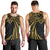 Hawaii And Philippines Men Tank Top Kanaka Maoli With Tribal Sun Together Gold