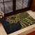 Hawaii And Philippines Rubber Doormat Kanaka Maoli With Tribal Sun Together Gold