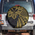 Hawaii And Philippines Spare Tire Cover Kanaka Maoli With Tribal Sun Together Gold