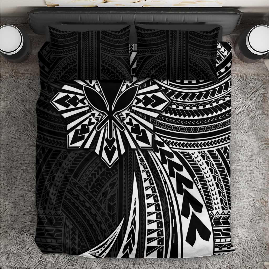 Hawaii And Philippines Bedding Set Kanaka Maoli With Tribal Sun Together Black LT05 Black - Polynesian Pride