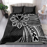 Hawaii And Philippines Bedding Set Kanaka Maoli With Tribal Sun Together Black LT05 - Polynesian Pride