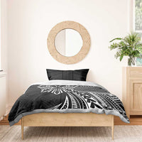 Hawaii And Philippines Bedding Set Kanaka Maoli With Tribal Sun Together Black LT05 - Polynesian Pride