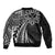 Hawaii And Philippines Bomber Jacket Kanaka Maoli With Tribal Sun Together Black