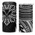 Hawaii And Philippines 4 in 1 Can Cooler Tumbler Kanaka Maoli With Tribal Sun Together Black