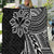 Hawaii And Philippines Quilt Kanaka Maoli With Tribal Sun Together Black