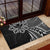 Hawaii And Philippines Rubber Doormat Kanaka Maoli With Tribal Sun Together Black