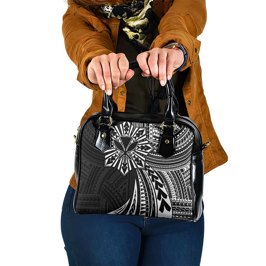 Hawaii And Philippines Shoulder Handbag Kanaka Maoli With Tribal Sun Together Black