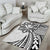 Hawaii And Philippines Area Rug Kanaka Maoli With Tribal Sun Together White