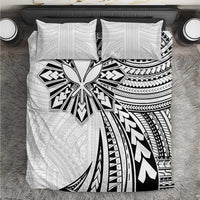 Hawaii And Philippines Bedding Set Kanaka Maoli With Tribal Sun Together White LT05 White - Polynesian Pride