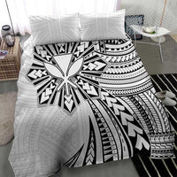 Hawaii And Philippines Bedding Set Kanaka Maoli With Tribal Sun Together White LT05 - Polynesian Pride
