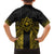 Hawaii And Philippines Together Family Matching Puletasi and Hawaiian Shirt Polynesian Pattern With Filipino Barong Gold