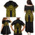 Hawaii And Philippines Together Family Matching Puletasi and Hawaiian Shirt Polynesian Pattern With Filipino Barong Gold