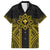 Hawaii And Philippines Together Family Matching Puletasi and Hawaiian Shirt Polynesian Pattern With Filipino Barong Gold