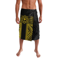 Hawaii And Philippines Together Lavalava Polynesian Pattern With Filipino Barong Gold LT05 Gold - Polynesian Pride
