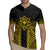 Hawaii And Philippines Together Rugby Jersey Polynesian Pattern With Filipino Barong Gold