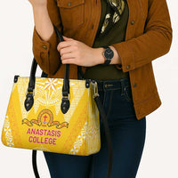 Anastasis College Leather Bag Tonga Ngatu Pattern LT05 - Polynesian Pride