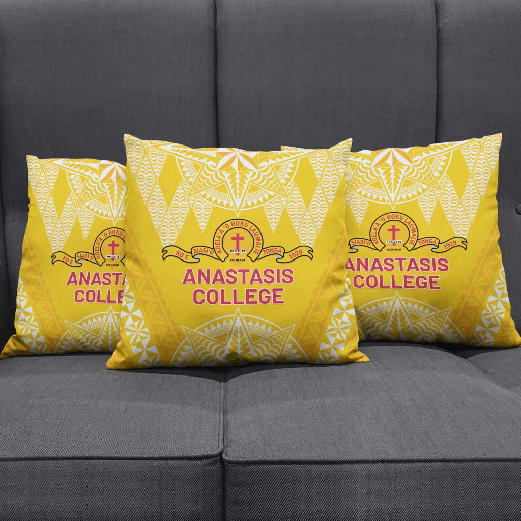 Anastasis College Pillow Cover Tonga Ngatu Pattern LT05 - Polynesian Pride