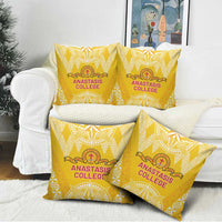 Anastasis College Pillow Cover Tonga Ngatu Pattern LT05 - Polynesian Pride