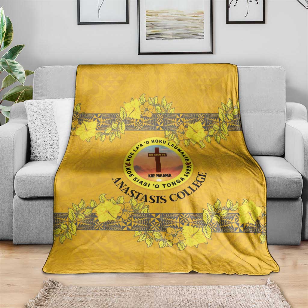 Tonga Anastasis College Blanket Tongan Ngatu Kupesi Pattern LT05 - Polynesian Pride