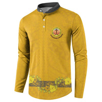 Tonga Anastasis College Button Sweatshirt Tongan Ngatu Kupesi Pattern LT05 - Polynesian Pride