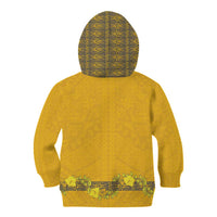 Tonga Anastasis College Kid Hoodie Tongan Ngatu Kupesi Pattern LT05 - Polynesian Pride