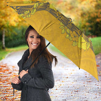 Tonga Anastasis College Umbrella Tongan Ngatu Kupesi Pattern LT05 - Polynesian Pride