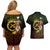 Personalised Vanuatu Custom Chiefs Day Couples Matching Off Shoulder Short Dress and Hawaiian Shirt Pig Tusk Simple Style LT05 - Polynesian Pride