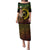 Personalised Vanuatu Custom Chiefs Day Puletasi Pig Tusk Simple Style LT05 Long Dress Black - Polynesian Pride