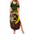 Personalised Vanuatu Custom Chiefs Day Summer Maxi Dress Pig Tusk Simple Style LT05 Women Black - Polynesian Pride