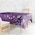 Cook Islands Tablecloth Purple Hibiscus And Stars