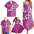 Cook Islands Family Matching Summer Maxi Dress and Hawaiian Shirt Fandango Hibiscus And Stars