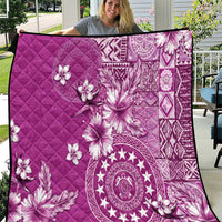 Cook Islands Quilt Fandango Hibiscus And Stars LT05 Fandango - Polynesian Pride