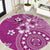 Cook Islands Round Carpet Fandango Hibiscus And Stars