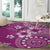 Cook Islands Round Carpet Fandango Hibiscus And Stars