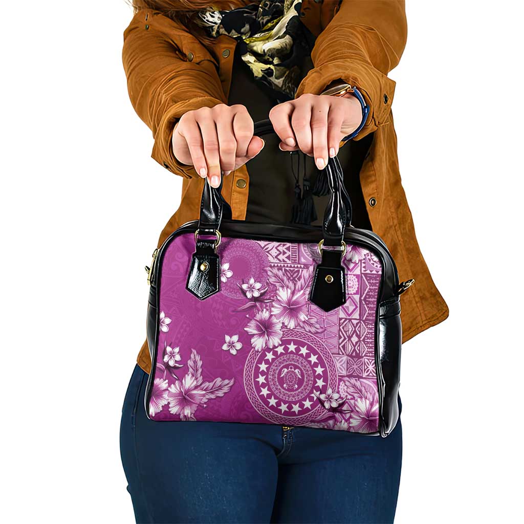 Cook Islands Shoulder Handbag Fandango Hibiscus And Stars LT05 One Size Fandango - Polynesian Pride