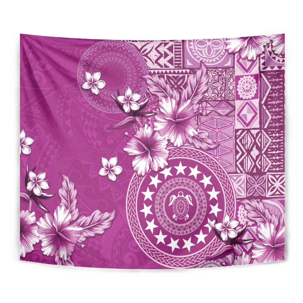 Cook Islands Tapestry Fandango Hibiscus And Stars LT05 - Polynesian Pride