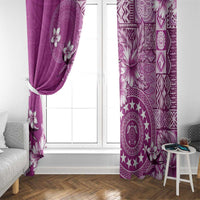 Cook Islands Window Curtain Fandango Hibiscus And Stars LT05 - Polynesian Pride