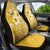 Cook Islands Car Seat Cover Yellow Hibiscus And Stars