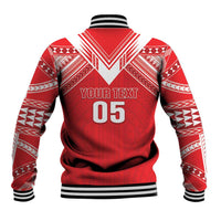 Custom Tahiti Football Baseball Jacket Coat Of Arms Polynesian Tribal Pattern LT05 - Polynesian Pride