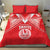 Tahiti Football Bedding Set Coat Of Arms Polynesian Tribal Pattern