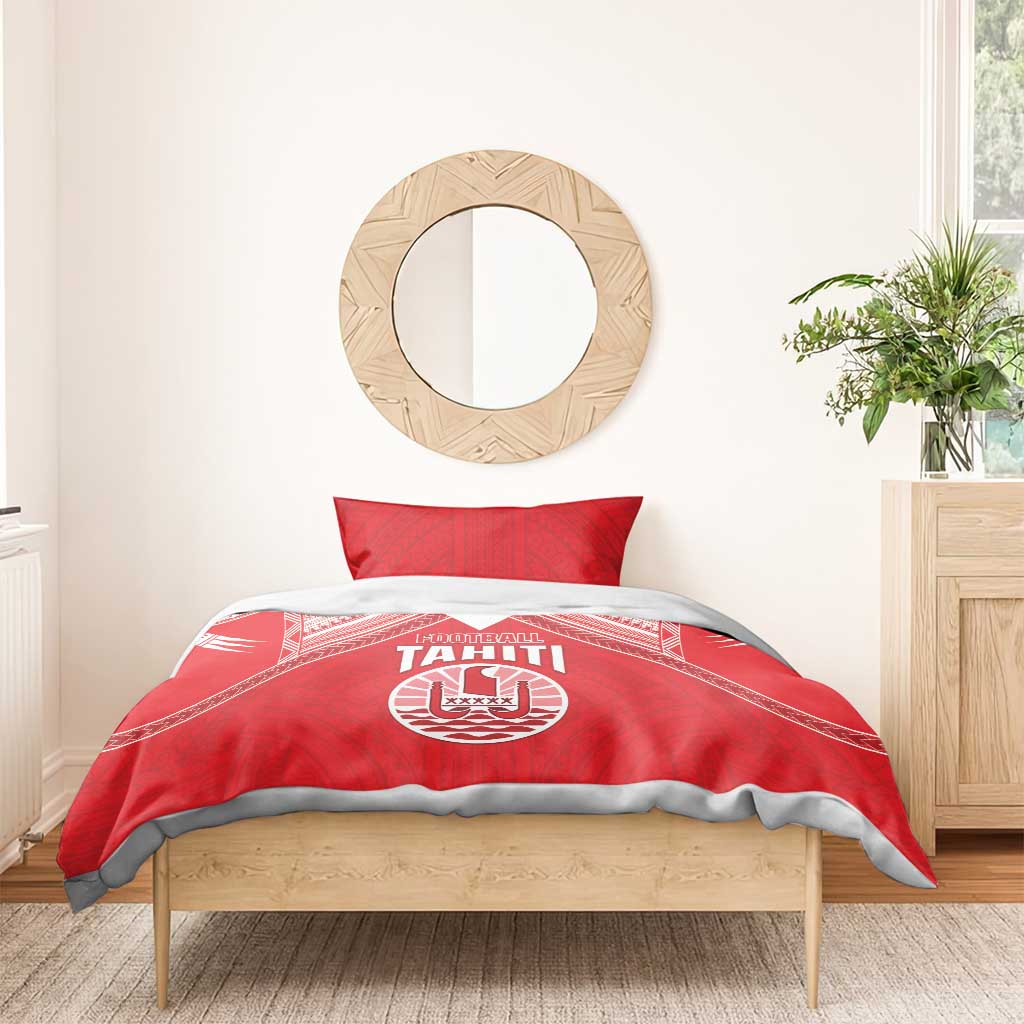 Tahiti Football Bedding Set Coat Of Arms Polynesian Tribal Pattern LT05 - Polynesian Pride