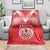 Tahiti Football Blanket Coat Of Arms Polynesian Tribal Pattern