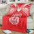 Tahiti Football Blanket Coat Of Arms Polynesian Tribal Pattern