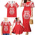 Custom Tahiti Football Family Matching Mermaid Dress and Hawaiian Shirt Coat Of Arms Polynesian Tribal Pattern